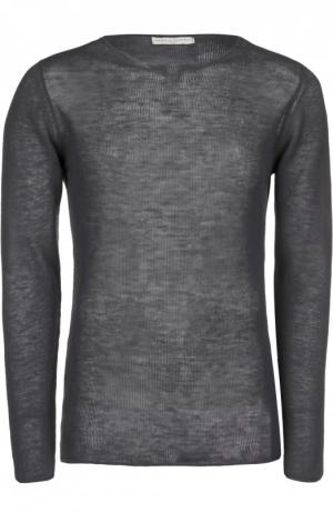 Пуловер вязаный Daniele Fiesoli. Цвет: темно-серый