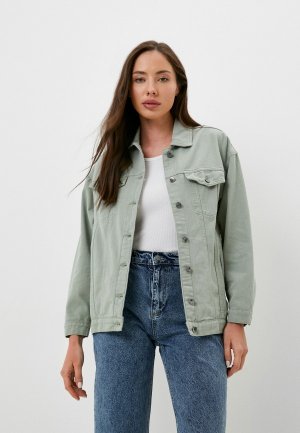Куртка джинсовая Mossmore. Цвет: зеленый