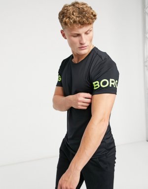 Черная футболка Bjorn borg L.A-Черный