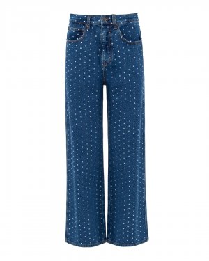 Широкие джинсы Giuseppe Di Morabito. Цвет: синий