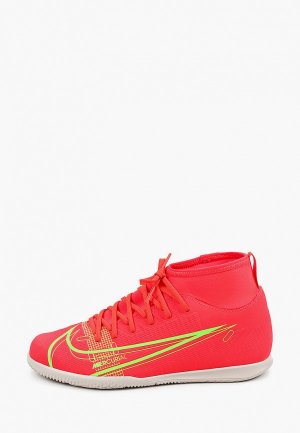 Бутсы зальные Nike JR SUPERFLY 8 CLUB IC. Цвет: розовый
