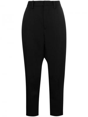 Укороченные классические брюки Comme Des Garçons Noir Kei Ninomiya. Цвет: черный