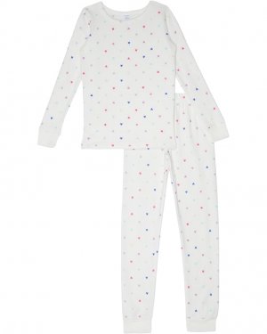 Пижамный комплект Brushed rmal Two-Piece Sets, цвет Multi Heart Calvin Klein