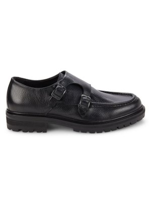 Кожаные туфли монки с двойным ремешком , черный Karl Lagerfeld Paris