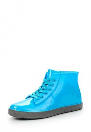 Резиновые ботинки Keddo. Цвет: голубой