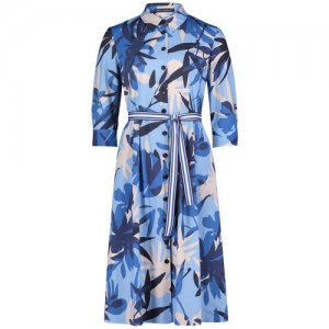 Платье женское, , артикул: 1198/1091, цвет: синий (8878), размер: 46 Betty Barclay. Цвет: синий
