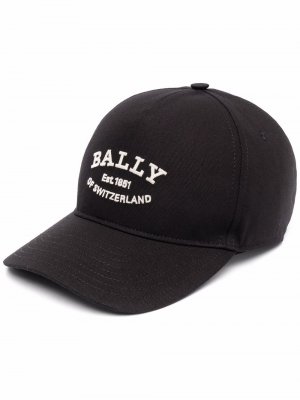 Embroidered-logo baseball cap Bally. Цвет: черный
