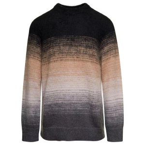 Свитер crewneck sweater in mohair blend , мультиколор Laneus
