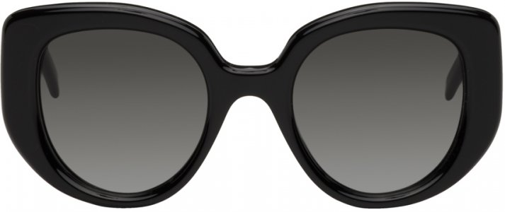 Черные солнцезащитные очки-бабочки Loewe