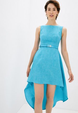 Платье Maurini. Цвет: голубой