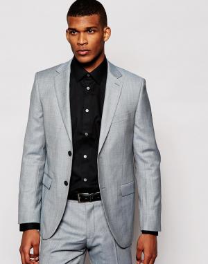 Классический пиджак DKNY. Цвет: серый