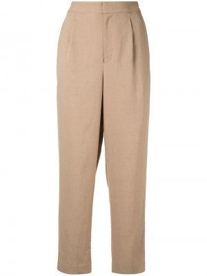 Укороченные брюки Ballsey. Цвет: коричневый
