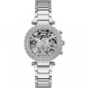 Наручные часы Dress Steel GW0403L1, серебряный GUESS. Цвет: серебристый