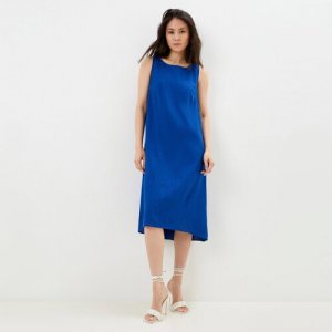 Платье, размер 46, синий FABRETTI. Цвет: синий