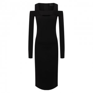 Платье из вискозы Givenchy. Цвет: чёрный