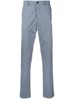 Классические брюки чинос Prada. Цвет: синий