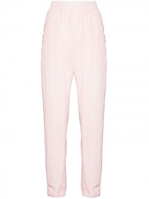Спортивные брюки с вышитым логотипом Givenchy. Цвет: розовый