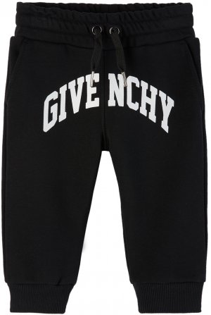 Детские спортивные штаны с принтом , цвет Black Givenchy