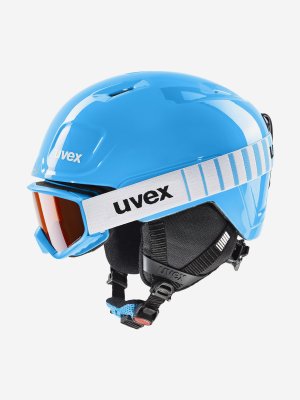 Комплект детский шлем+маска Heyya Set, Голубой, размер 46-50 Uvex. Цвет: голубой