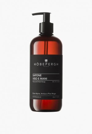 Жидкое мыло Hobepergh Asiago для лица и рук Face And Hand Soap 500 мл. Цвет: прозрачный