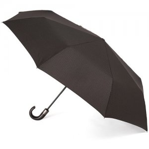 Мини-зонт , черный, серый Henry Backer. Цвет: черный/серый