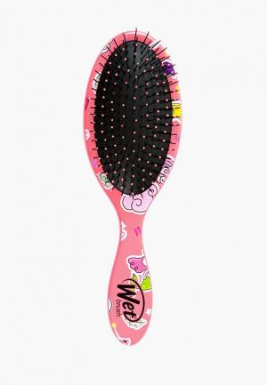 Расческа Wet Brush HAPPY HAIR FANTASY для спутанных волос (розовый единорог). Цвет: розовый