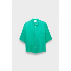 Блуза, размер 44, зеленый Forte. Цвет: зеленый