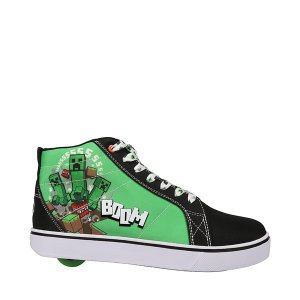 Мужские кроссовки x Minecraft Racer 20 Mid Skate, черный/зеленый Heelys