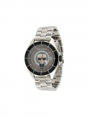 Наручные часы GM Ikonik Karl Lagerfeld. Цвет: серебристый
