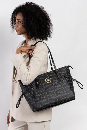 Черная женская сумка через плечо Rosemary MC231101678 Marie Claire