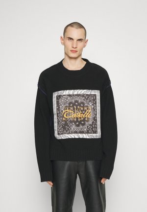 Вязаный свитер MAGLIERIA , цвет black Just Cavalli