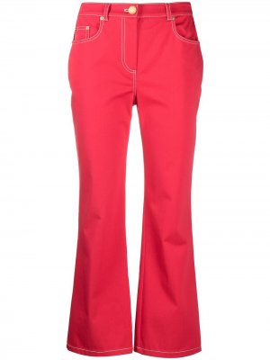 Расклешенные джинсы Boutique Moschino. Цвет: розовый