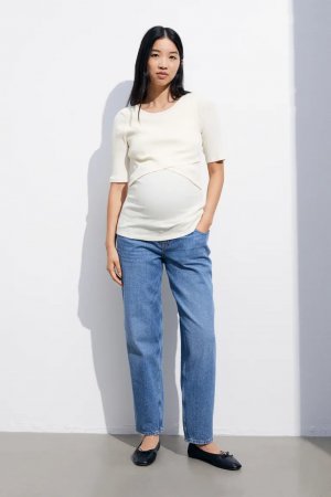 Mama 2 топы для беременных и кормящих мам, черный H&M