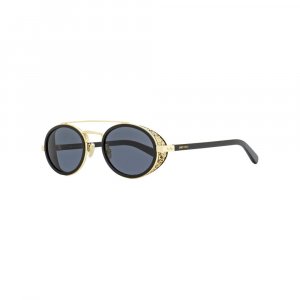 Женские овальные солнцезащитные очки Tonie S 2M2IR Черное золото 51 мм Jimmy Choo