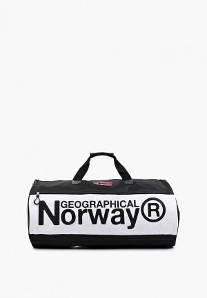 Сумка спортивная Geographical Norway. Цвет: черный