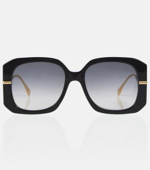 Солнцезащитные очки fendigraphy в квадратной оправе , черный Fendi