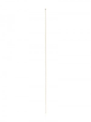 Серьга-цепочка с бриллиантами длиной 18 см Shihara. Цвет: золотистый