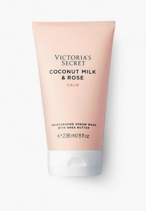 Гель для душа Victorias Secret Victoria's увлажняющий Coconut Milk & Rose Calm, 236 мл. Цвет: прозрачный