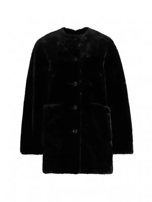 Пальто Penelope из искусственной норки , черный Proenza Schouler White Label