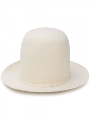 Большая шляпа федора Ann Demeulemeester. Цвет: нейтральные цвета