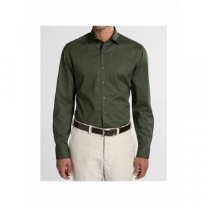Рубашка , размер 40, зеленый Eterna. Цвет: зеленый/зелeный