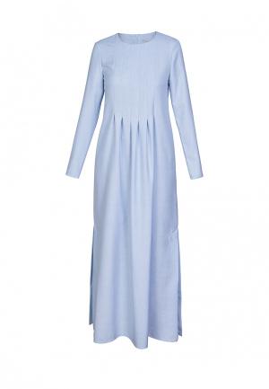 Платье Bella Kareema. Цвет: голубой