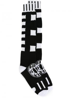 Носки с логотипом KTZ. Цвет: чёрный