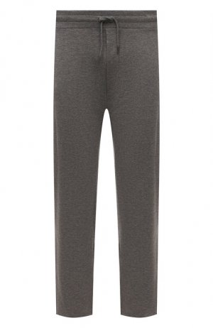 Хлопковые брюки Ralph Lauren. Цвет: серый