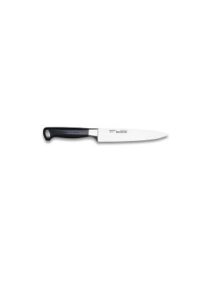 Нож для мяса гибкое лезвие Gourmet 18 см BergHOFF. Цвет: серебристый, черный
