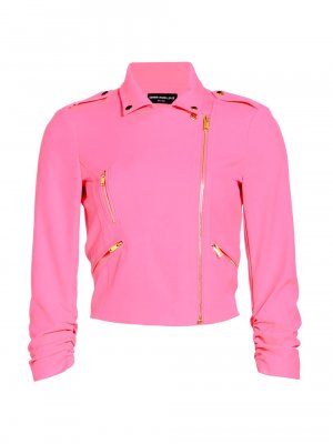 Мотоциклетная куртка из крепа Colleen, розовый Generation Love