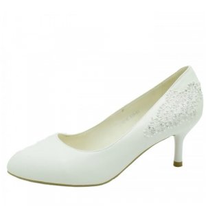 B117-K119V женские туфли белый искусственная кожа, Размер 42 Stella. Цвет: белый