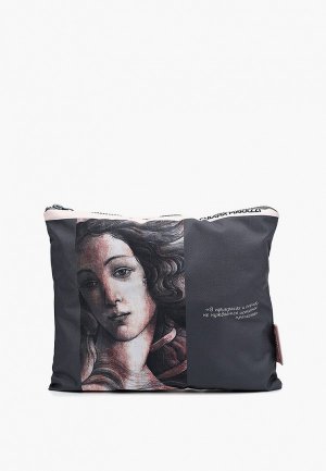 Косметичка Artograph коллаборация с брендом KERAMA MARAZZI, картина Венера/Давид. Цвет: серый