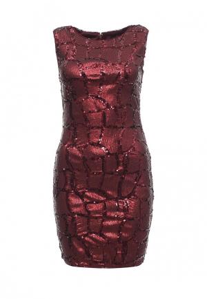 Платье Missi London. Цвет: красный