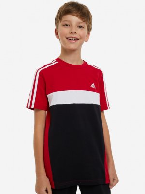 Футболка для мальчиков , Красный adidas. Цвет: красный